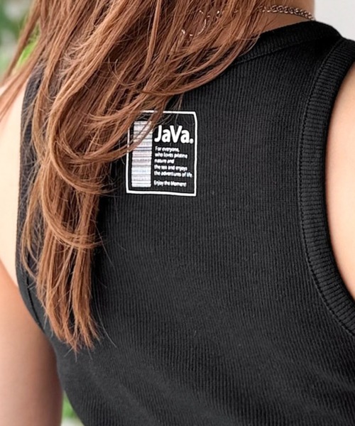 Java（ジャバ）の「《JaVa ジャバコラボ》首裏のひとクセに不意打ち。360度抜かりない、私の相棒。アメスリタンクトップ（タンクトップ・レディース・ブラウン/グレー/オフホワイト/ブラック・LARGE/MEDIUM/SMALL/X-LARGE）」の12枚目の写真