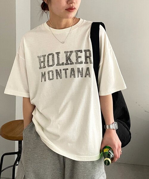 DISCOAT(ディスコート)の「【WEB限定】ヴィンテージグラフィックTシャツ(Tシャツ/カットソー・レディース・マスタード/ライトグレー/ネイビー/レッド/オフホワイト・SMALL/MEDIUM)」の12枚目の写真