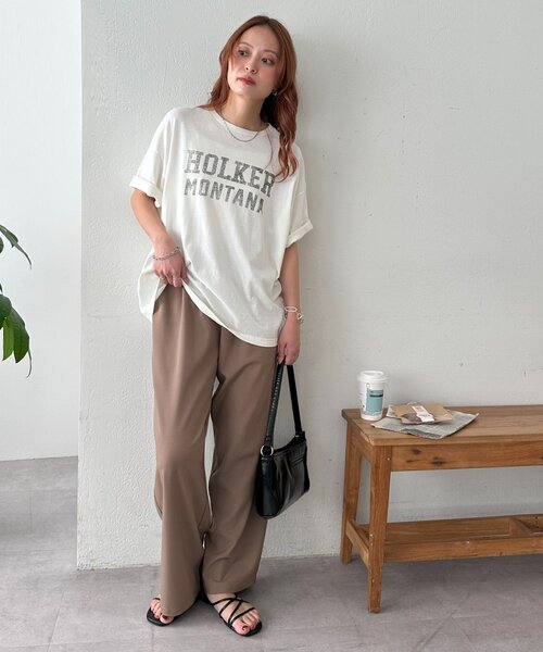 DISCOAT(ディスコート)の「【WEB限定】ヴィンテージグラフィックTシャツ(Tシャツ/カットソー・レディース・マスタード/ライトグレー/ネイビー/レッド/オフホワイト・SMALL/MEDIUM)」の18枚目の写真