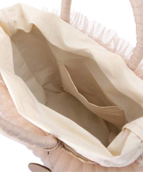 JILL by JILL STUART（ジルバイジルスチュアート）の「◇フリルバスケット（かごバッグ・レディース・グレー/ベージュ・FREE）」の13枚目の写真