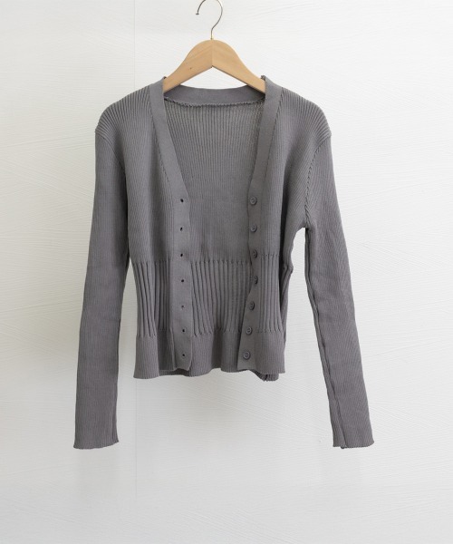 Miniministore(ミニミニストア)の「カーディガン vネック レディース韓国風(カーディガン/ボレロ・レディース・ブラウン/グレー/ブラック/ホワイト・FREE)」の17枚目の写真