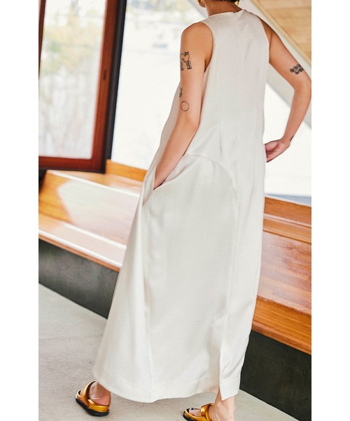 セール】SATIN DRAPE OP（ワンピース）｜OMMO（オーエムエムオー）の