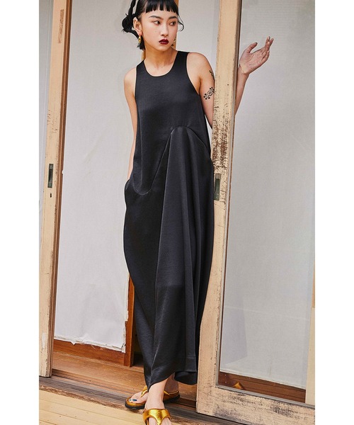 OMMO SATIN DRAPE OP 36 ベージュ OMMO SATIN DRAPE OP 36 ベージュ - メルカリ