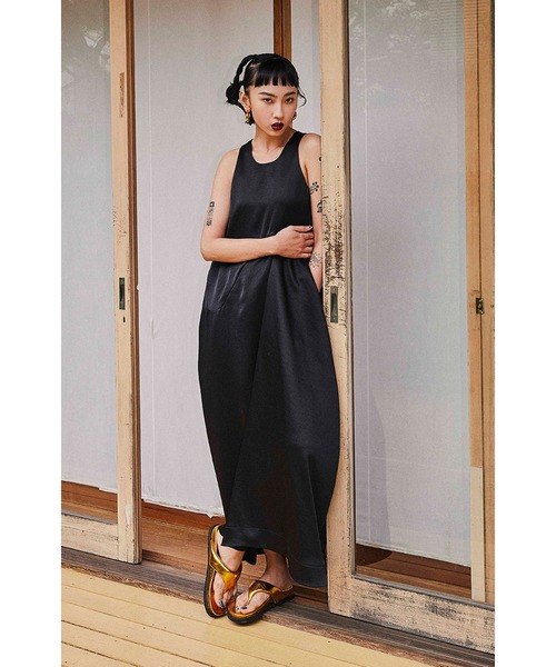 セール】SATIN DRAPE OP（ワンピース）｜OMMO（オーエムエムオー）の