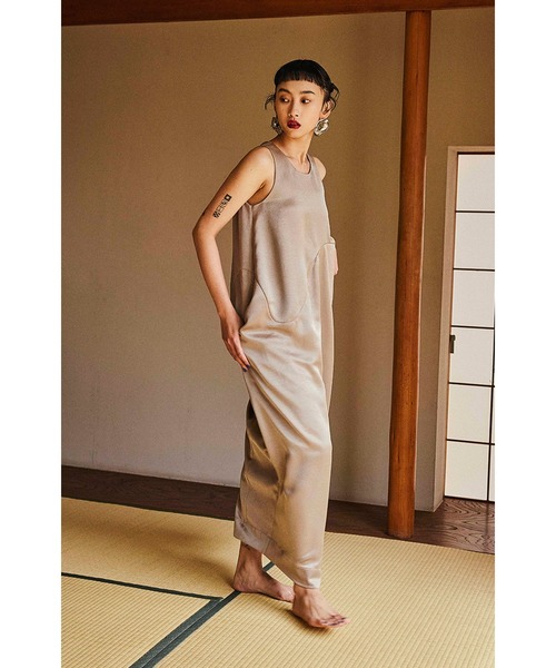 セール】SATIN DRAPE OP（ワンピース）｜OMMO（オーエムエムオー）の