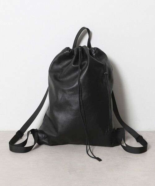 Firsthand（ファーストハンド）の「Firsthand/ファーストハンド レザーナップザック / レザーバッグ / 牛革 / 撥水レザー / A4（バックパック/リュック・メンズ・ブラック・ONE SIZE）」の16枚目の写真