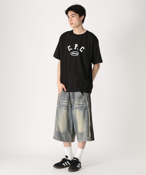 ★韓国の人気★【87MM】★[Mmlg] BALL T AGAI.N★Tシャツ★ セール】【UNISEX】Mmlg／SLOGAN T（Tシャツ/カットソー）｜87mm