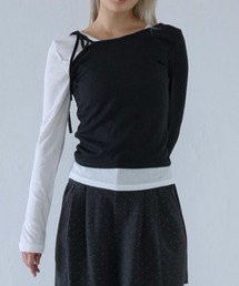 Uenui（ウニュイ）の「【 cunii 】 プレッツェル ティー レイヤード Tシャツ（その他トップス）」