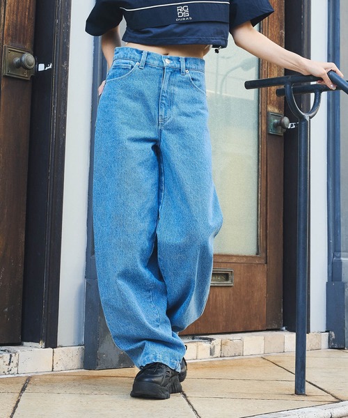 DURAS（デュラス）の「雑誌掲載｜バレルデニムパンツ（デニムパンツ・レディース・ブルー/ブラック/ライトブルー・SMALL/MEDIUM）」の3枚目の写真