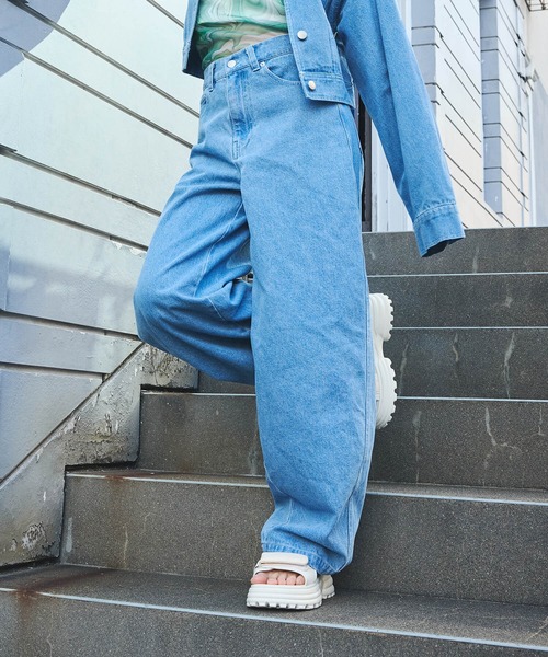 DURAS（デュラス）の「雑誌掲載｜バレルデニムパンツ（デニムパンツ・レディース・ブルー/ブラック/ライトブルー・SMALL/MEDIUM）」の20枚目の写真