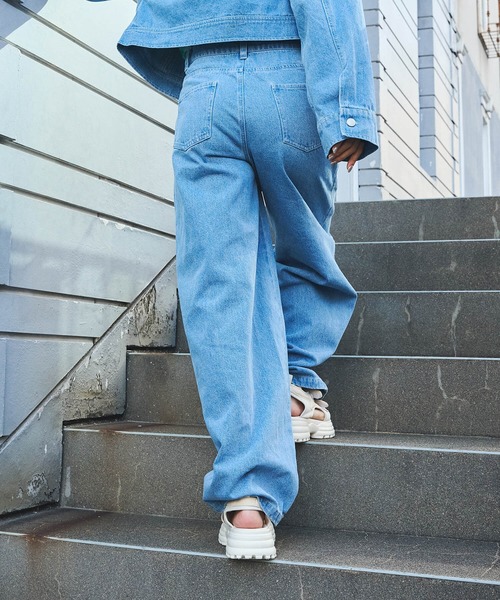 DURAS（デュラス）の「雑誌掲載｜バレルデニムパンツ（デニムパンツ・レディース・ブルー/ブラック/ライトブルー・SMALL/MEDIUM）」の21枚目の写真