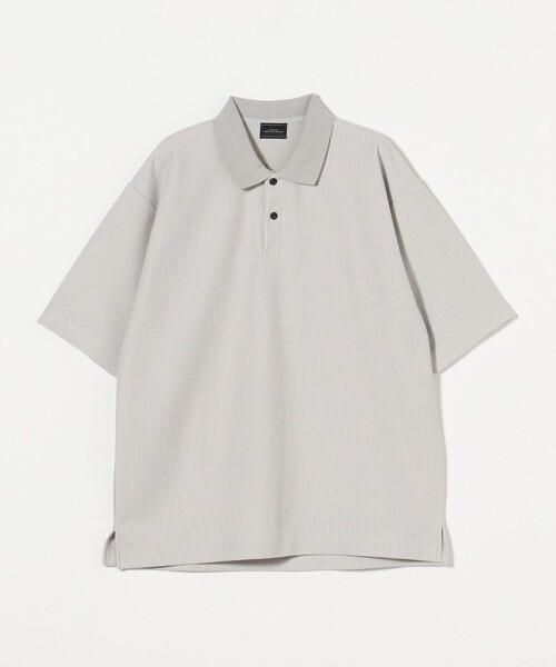 green label relaxing（グリーンレーベルリラクシング）の「GIZA ハニカム 半袖 ポロシャツ（ポロシャツ・メンズ・ブラック/ライトグレー/ネイビー・XL/S/L/M）」の10枚目の写真