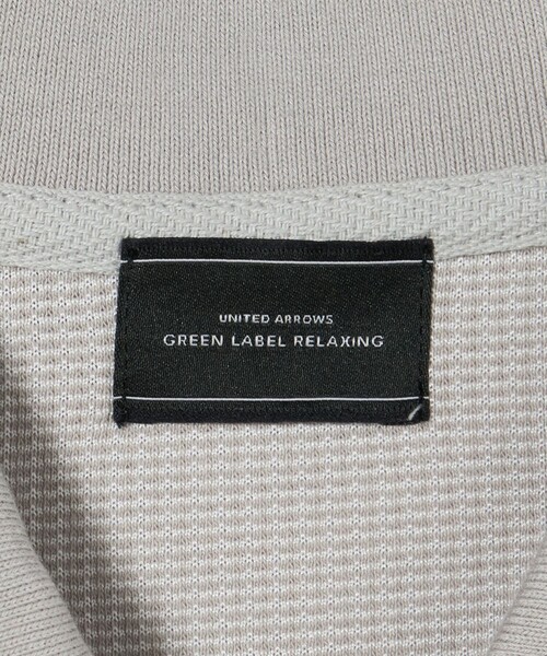 green label relaxing（グリーンレーベルリラクシング）の「GIZA ハニカム 半袖 ポロシャツ（ポロシャツ・メンズ・ブラック/ライトグレー/ネイビー・XL/S/L/M）」の17枚目の写真