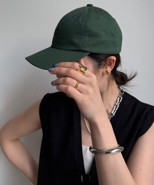 DouDou(ドゥドゥ)の「DD刺繍キャップ(キャップ・レディース・グリーン/サンドベージュ/ブラック/ネイビー・FREE)」の22枚目の写真