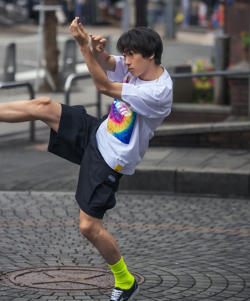 ddp（ディーディーピー）の「【DDP】オーバルロゴ刺しゅう カーゴショーツ（カーゴパンツ・メンズ・カーキ/ブラック・LARGE/SMALL/MEDIUM/X-LARGE）」の7枚目の写真