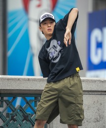 ddp（ディーディーピー）の「【DDP】オーバルロゴ刺しゅう カーゴショーツ（カーゴパンツ）」