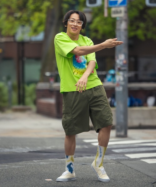 ddp（ディーディーピー）の「【DDP】オーバルロゴ刺しゅう カーゴショーツ（カーゴパンツ・メンズ・カーキ/ブラック・LARGE/SMALL/MEDIUM/X-LARGE）」の13枚目の写真