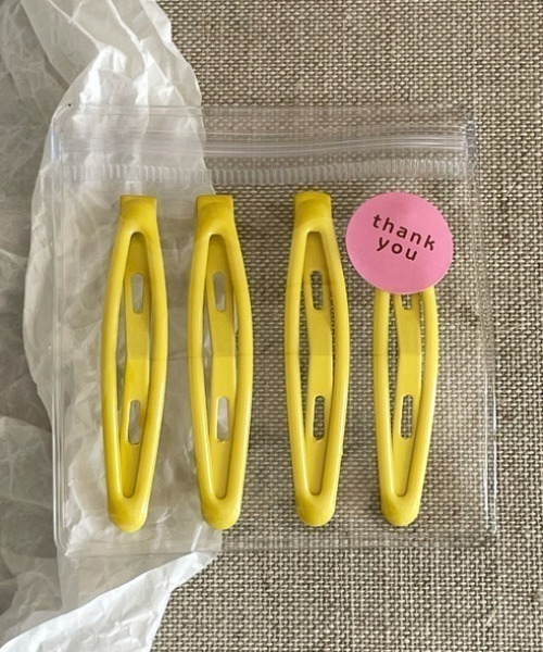 TONE SELECT GOODS（トーンセレクトグッズ）の「【urge select】カラフル ぷっくり パッチンピン【4個セット/10色展開】（ヘアピン・レディース・グリーン/ライトグリーン/ライトピンク/ライトパープル/ピンク/イエロー/ブラック/ブルー/ライトブルー/ホワイト・FREE）」の8枚目の写真