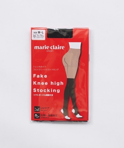 marie claire(マリ・クレール)の「【marie claire/マリ.クレール】レディースニーハイソックス風トレンカ ゴルフ(レギンス/スパッツ・レディース・ライトベージュ・M/L/L/XL)」の10枚目の写真
