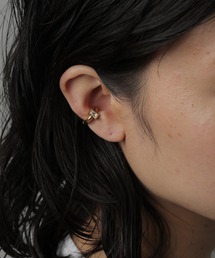 ORLEAN（オルレアン）の「金属アレルギー対応 ストーンモチーフイヤーカフ サージカルステンレス（イヤーカフ）」