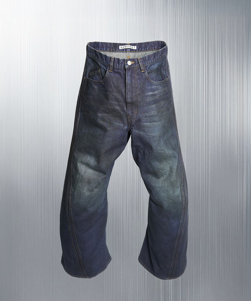 NVRFRGT × WISM別注 3D TWISTED WIDE LEG JEANS（デニムパンツ