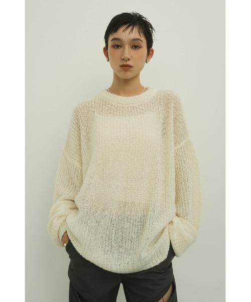 セール】jaguard sheer knit(unisex)（ニット/セーター）｜Knuth