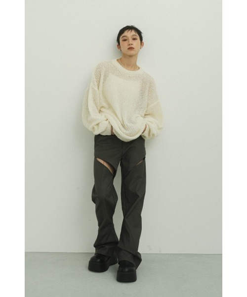jaguard sheer knit(unisex)（ニット/セーター）｜Knuth Marf