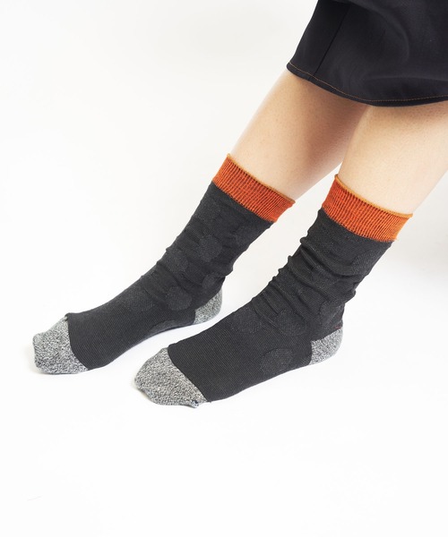 gomme（ゴム）の「リンクスドットソックス（ソックス/靴下・レディース・グレー/ブルー/ブラック/レッド・FREE）」の2枚目の写真