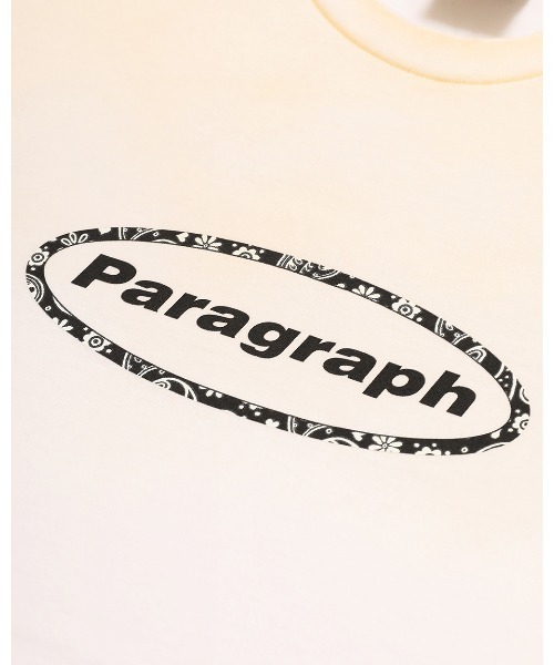 A'GEM/9 × .kom『paragraph/パラグラフ』オーバルロゴ Tシャツ