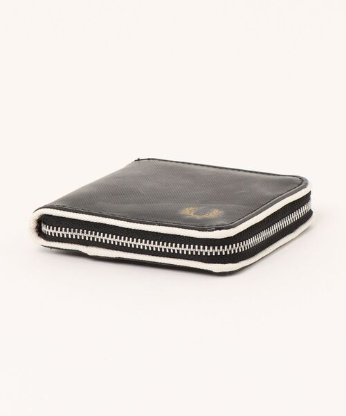 FRED PERRY（フレッドペリー）の「【FRED PERRY】CLASSIC ZIP AROUND WALLET クラシックラウンドファスナーウォレット 二つ折り財布 L1195（財布・メンズ・ブラック・FREE）」の6枚目の写真