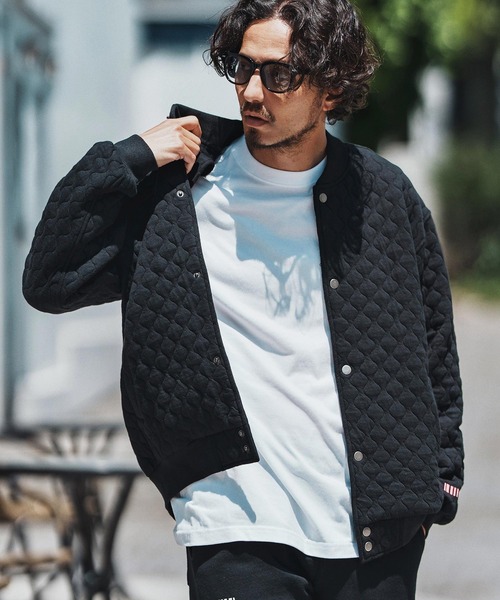 felkod(フィルコッド)の「mj10795- Quilted Relax Blouson キルティングブルゾン(ブルゾン・メンズ・グレイッシュベージュ/ブラック・S/M/L)」の12枚目の写真