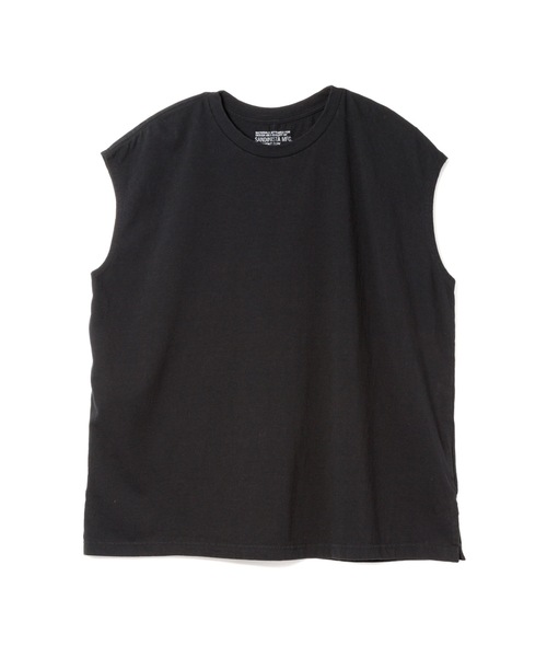 American Cotton Slit Sleeveless Tee / アメリカンコットン後
