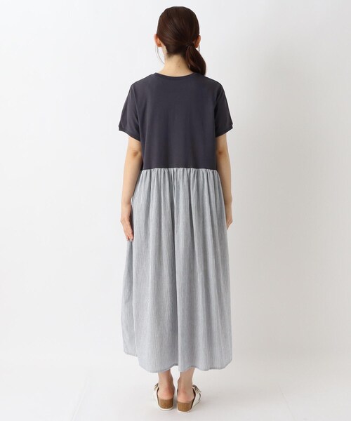one'sterrace(ワンズテラス)の「切替コンビワンピース(ワンピース・レディース・ブラック系8/ネイビー系5/ベージュ系その他7・02)」の16枚目の写真