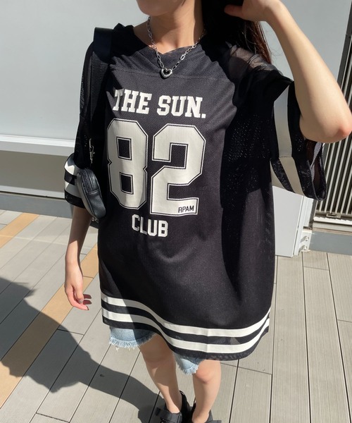 repipi armario(レピピ アルマリオ)の「キリカエメッシュルーズTワンピース(ワンピース・キッズ・ホワイト/ネイビー/ブラック・SMALL/MEDIUM/LARGE)」の10枚目の写真