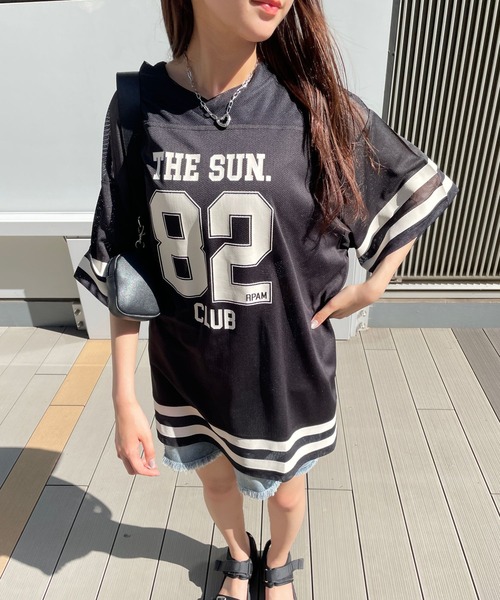 repipi armario(レピピ アルマリオ)の「キリカエメッシュルーズTワンピース(ワンピース・キッズ・ホワイト/ネイビー/ブラック・SMALL/MEDIUM/LARGE)」の13枚目の写真