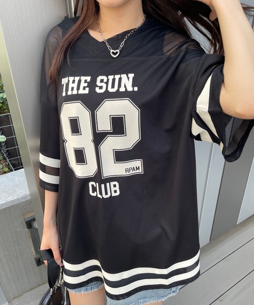 repipi armario(レピピ アルマリオ)の「キリカエメッシュルーズTワンピース(ワンピース・キッズ・ホワイト/ネイビー/ブラック・SMALL/MEDIUM/LARGE)」の15枚目の写真