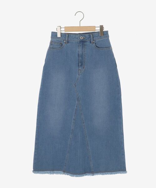 le.coeur blanc（ルクールブラン）の「リメイク風ラメデニムスカート（デニムスカート・レディース・サックスブルー/ブルー・38/36）」の3枚目の写真
