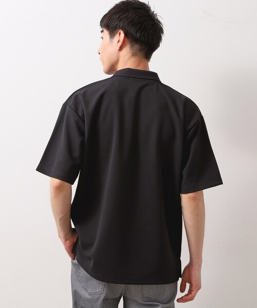 THE SHOP TK （ザ ショップ ティーケー ）の「ドライタッチカノコポロシャツ 【洗濯機OK/さらさら】（ポロシャツ・メンズ・ブラック/ライトグレー/ブラウン系/ブルー系その他/レンガ・04/02/03）」の7枚目の写真