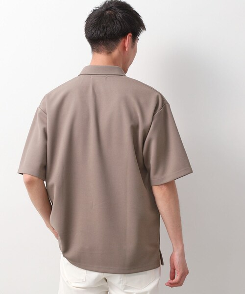 THE SHOP TK （ザ ショップ ティーケー ）の「ドライタッチカノコポロシャツ 【洗濯機OK/さらさら】（ポロシャツ・メンズ・ブラック/ライトグレー/ブラウン系/ブルー系その他/レンガ・04/02/03）」の15枚目の写真