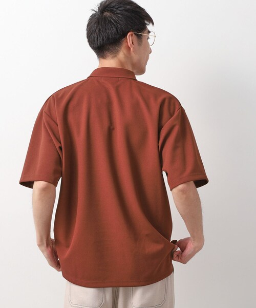 THE SHOP TK （ザ ショップ ティーケー ）の「ドライタッチカノコポロシャツ 【洗濯機OK/さらさら】（ポロシャツ・メンズ・ブラック/ライトグレー/ブラウン系/ブルー系その他/レンガ・04/02/03）」の18枚目の写真