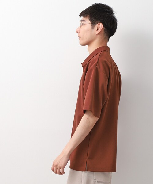 THE SHOP TK （ザ ショップ ティーケー ）の「ドライタッチカノコポロシャツ 【洗濯機OK/さらさら】（ポロシャツ・メンズ・ブラック/ライトグレー/ブラウン系/ブルー系その他/レンガ・04/02/03）」の19枚目の写真