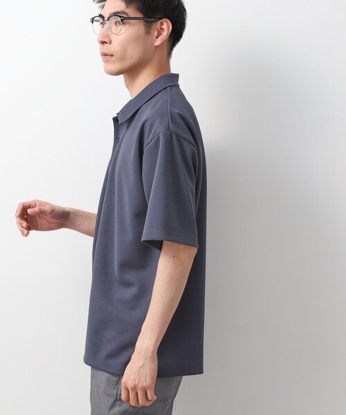 THE SHOP TK （ザ ショップ ティーケー ）の「ドライタッチカノコポロシャツ 【洗濯機OK/さらさら】（ポロシャツ・メンズ・ブラック/ライトグレー/ブラウン系/ブルー系その他/レンガ・04/02/03）」の22枚目の写真