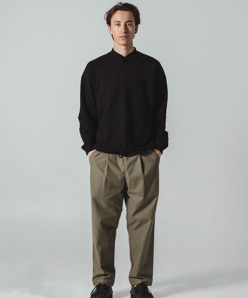 Jackman（ジャックマン）の「GG Sweat GJ neck（スウェット・メンズ・ブラック/杢グレー/レッド・MEDIUM/SMALL/LARGE）」の4枚目の写真