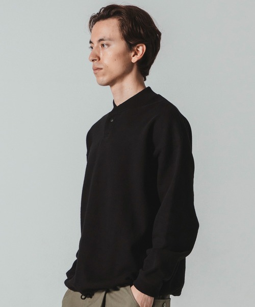 Jackman（ジャックマン）の「GG Sweat GJ neck（スウェット・メンズ・ブラック/杢グレー/レッド・MEDIUM/SMALL/LARGE）」の6枚目の写真