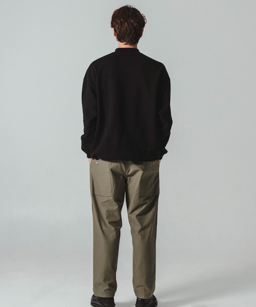 Jackman（ジャックマン）の「GG Sweat GJ neck（スウェット・メンズ・ブラック/杢グレー/レッド・MEDIUM/SMALL/LARGE）」の7枚目の写真