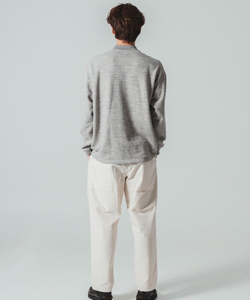 Jackman（ジャックマン）の「GG Sweat GJ neck（スウェット・メンズ・ブラック/杢グレー/レッド・MEDIUM/SMALL/LARGE）」の12枚目の写真