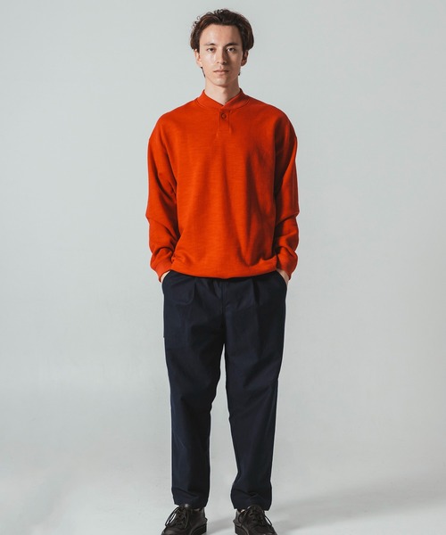 Jackman（ジャックマン）の「GG Sweat GJ neck（スウェット・メンズ・ブラック/杢グレー/レッド・MEDIUM/SMALL/LARGE）」の14枚目の写真