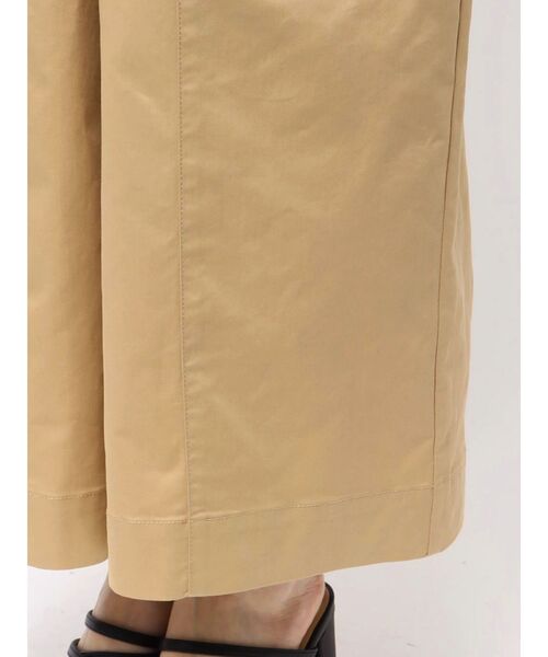 MERCURYDUO(マーキュリーデュオ)の「チノハイウエストタックワイドパンツ(チノパンツ・レディース・ベージュ・SMALL/MEDIUM)」の5枚目の写真