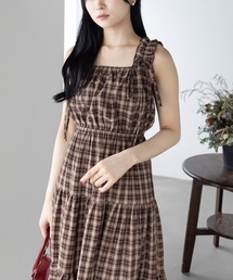 clear | リボンフリルキャミワンピース[着回し力抜群 ガーリー レイヤード]≪SS新作≫(ワンピース)