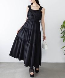 clear | リボンフリルキャミワンピース[着回し力抜群 ガーリー レイヤード]≪SS新作≫(ワンピース)